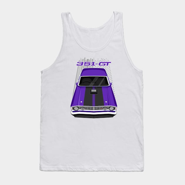 Ford Falcon XY GTHO Phase 3 - Purple Tank Top by V8social